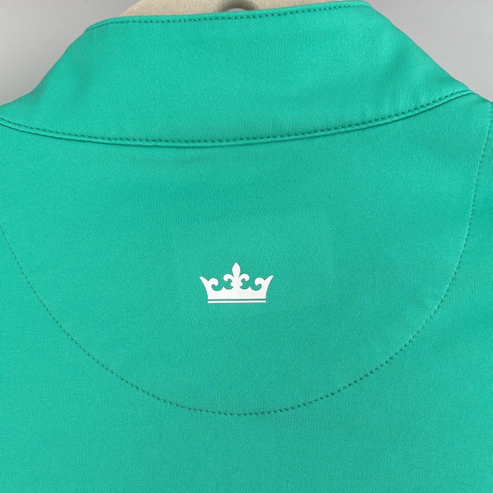 Peter Millar Green Quarter-Zip Pullover - Picture 5 of 6